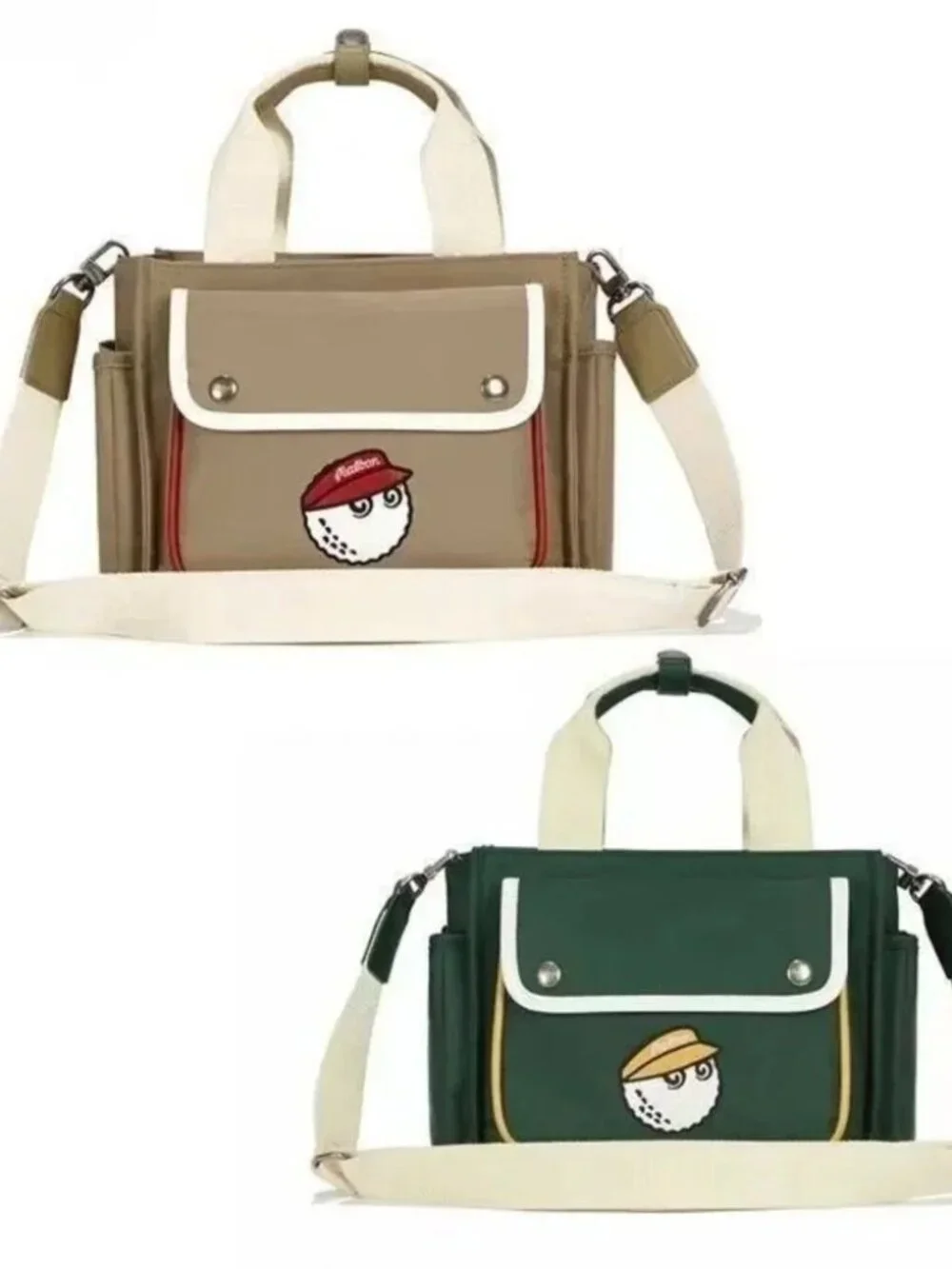 New Malbon Golf Boston Bag Shoulder Bag 2 Colors Available
